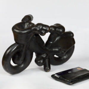 inflated lime bike bronze